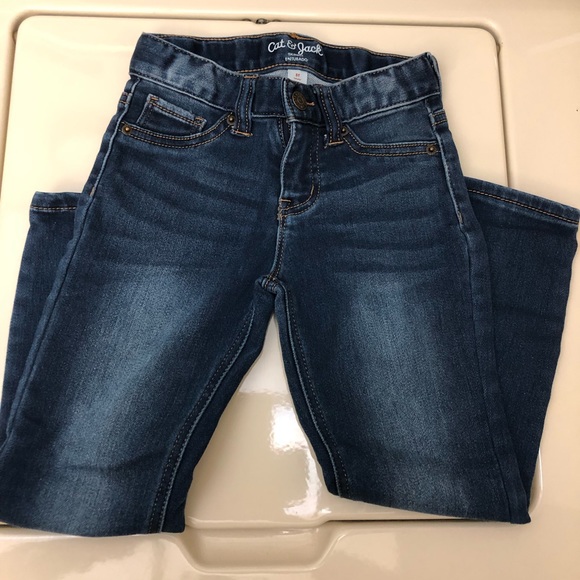 Cat & Jack Other - Girls Cat & Jack Skinny Jeans 5T Zipper Snap Close